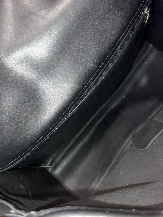 Vintage Coach Black Leather Messenger Shoulder Bag - Picture 3 of 5